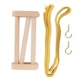 thumbnail image 2 of Fijador De Cintura Tejido, Retenedor De Correas De Cintura De Madera Maciza Pulida Suavemente Para Tejer, 2 of 7