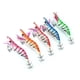 thumbnail image 2 of Plantilla de pesca, 5 piezas de 13 cm que brillan en señuelos de pesca Plantilla de señuelo de calamar gancho acabado de lujo, 2 of 8