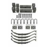LIBRA 7000# 7K Tandem Trailer Axle Suspension Kit Leaf Spring/U-bolt/Hanger Kit