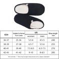 thumbnail image 2 of Zapatillas para hombre y mujer mocasines suaves y acogedores de espuma viscoelástica ligeras de forro polar antideslizantes cálidas y cómodas de felpa para interiores, 2 of 8