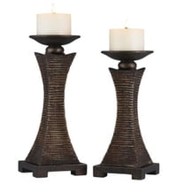 15.75 in., 17.5 in. Kayan Candleholder Set