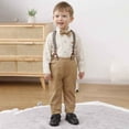 thumbnail image 5 of CUZIBR Toddler Baby Boy Clothes Suit Gentleman Wedding Outfits Holiday Dailywear For Child, 5 of 8