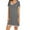 Gray, variant on lmcalzta Nightgowns for Women Crew Neck Short Sleeve Sleepshirt Soft Comfy Knit Cotton Sleepwear