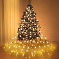 thumbnail image 4 of Cascading Twinkle Lights for Christmas Tree, Twinkle Christmas Tree Waterfall Fairy Lights, with 600 Light Cascading Tree Lights for Indoor Outdoor Christmas Tree Lights, 4 of 5