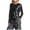 Black, variant on GEWSEY Metallic Tops for Women Long Sleeve Shimmer Disco Party T-Shirt Slim Going Out Club Sparkly Blouses Concert Outfit (Orange, M)