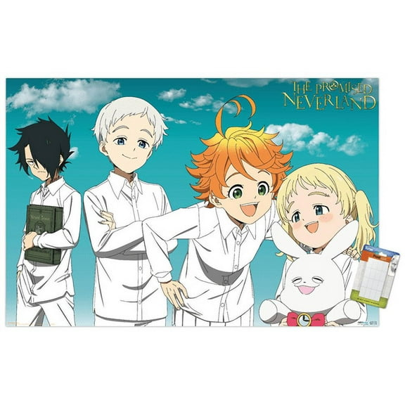 The Promised Neverland - Orphans Wall Poster, 14.725" x 22.375"