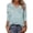 A535 Multicolor, variant on Tunic for Women V Neck 3/4 Sleeve Casual Loose Fit Floral Bird Graphic Print Soft Breathable Lightweight Spring Summer Fashion Tops