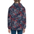 thumbnail image 6 of Naloa Cool Red Off-Road Vehicle Teenage Zipper Hoodie, Long Sleeve Zip Up Hoodies Casual Jackets Tops for 7-12 Years-, 6 of 6