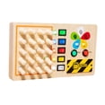 thumbnail image 3 of Juguete Montessori de madera para niños y niñas, tablero de entrenamiento, lámpara de juguete, ajedrez con memoria, accesorios para escuela en casa,, 3 of 9