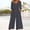 Black#1, variant on LEBONYARD Stretch Skinny Jeans Women Comfort Denim,Women Summer Floral Print Casual Short Sleeved V-neck Back Zipper Side Pocket Jumpsuit Pants Watermelon Red S