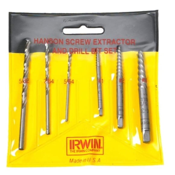 Juego de herramientas Irwin Industrial Tools 53700, extractor en espiral, 6 piezas