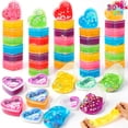 thumbnail image 1 of JOYIN 30 PCS Valentines Day Clear Slime Hearts for Kids Classroom Exchange Prizes Valentine Party Favors Gift Exchange, 1 of 5