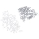 thumbnail image 5 of 2 paquetes de decoración de peces de madera, buena decoración, confeti de peces blancos y plateados para decoración de bautizo, comunión, 5 of 8