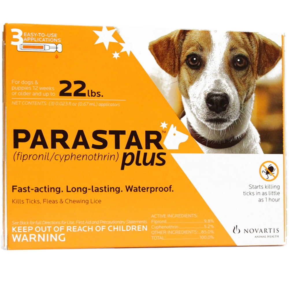 Parastar Plus For Dogs And Puppies 12 Weeks Or Older And Up To 22 Lbs 
