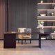thumbnail image 5 of Standing Study Desk Organizer Reception Writing Computer Office Desk Corner Meeting Escritorios De Ordenador Luxury Furniture My Lux Decor Round, 5 of 10