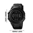 thumbnail image 3 of Multi Functional Digital Watch with Luminous Display, Water Resistant Sports Outdoor Watch for Students Daily Wear, 3 of 9
