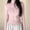 *Pink, variant on ClodeEU Women's Long Sleeve Sun Protection Zip Up Top,High Neck Ruched Fitted Shirt,Casual Slim Fit Basic Jacket Gray,Womens Plus M