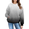 thumbnail image 5 of Ruyang Oversized Preppy Hoodies for Girls Gradient Color Hooded Sweatshirt School Trendy Tie Dye Sweaters with Pocket, 5 of 7