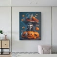thumbnail image 6 of Gaeub Modern Style Pumpkin Witch Print Canvas Wall Art for Bathrooms Bedroom,Wall Decor,Framed Artwork for Wall,Modern Wall Decorations Prints Picture,Home Decor Wall Pictures 30" x 40", 6 of 8