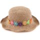 thumbnail image 2 of Baby Girl Straw Hat 3-6 Years Girls Summer Beach Hats with Bowknot Sun Protection Hats for Kids, 2 of 5