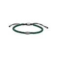 thumbnail image 1 of Pulsera Fossil JF04415040 con cuentas de malaquita verde de 25 cm, 1 of 5