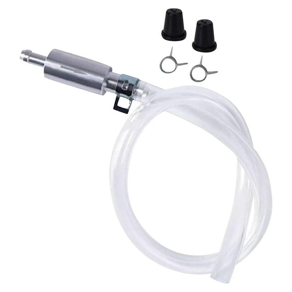 One Way Check Tube Bleeding Tool Kit for Car Motorcycle Clutch, Universal Brake Fluid Bleeder Kit for Hydraulic Brake System, Soft Tube with Metal Clips