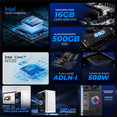 thumbnail image 3 of Computadora Escritorio Completa Xtreme PC Gaming Intel N100 16GB SSD 500GB Monitor 23.8 75Hz WIFI White ideal para punto de venta, trabajo administrativo y uso diario, 3 of 6