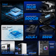 thumbnail image 3 of Computadora Escritorio Completa Xtreme PC Gaming Intel N100 16GB SSD 500GB Monitor 23.8 75Hz WIFI White ideal para punto de venta, trabajo administrativo y uso diario, 3 of 6