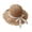 Light Brown, variant on Summer Beach Sun Straw Hats for Women Wide Brim Packable Travel Bucket Hats UPF 50+