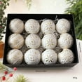 thumbnail image 3 of 12 Pcs Christmas Tree Decorations - Elegant Gray Assorted Christmas Balls Ornaments, for Xmas Tree Hanging, Christmas Decorations, 3 of 9