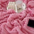 thumbnail image 5 of Blanket X1 Ultra Soft Warm Cozy Flannel Fluffy Fuzzy Toddler Blanket Striped Design Plush Blanket for Boys or Girls Solid Color Milk Velvet 40, 5 of 6