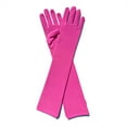 thumbnail image 5 of ManxiVoo Men's And Women's Spandex Costume Gloves Feature An 18 Inch Stretchy Length Making Them Perfect For Halloween Cosplay Long Opera Gloves And Themed Events Hot Pink, 5 of 5