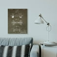 thumbnail image 2 of Stupell Industries Patent Vintage Barbell Brown Texture Design Canvas Wall Art by Daniel Sproul, 2 of 6