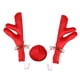 thumbnail image 5 of Kit genérico de astas de reno para coche con nariz, accesorios para coche, adorno navideño fácil de montar. Rojo, 5 of 9