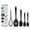 Black, variant on 5-Piece Heat-Resistant Silicone Utensil Set - Durable, Easy-Clean Kitchen Tools for Modern Chefs