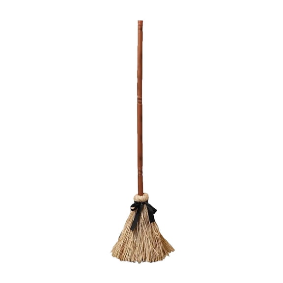Anvora 37.8"Halloween Witches Broom Decor, Witches Broom Halloween Decor, Animated Floating Broomstick for Spooky Sounds, Haunted Party Decorations, Light-up Dancing Magic Witch Broom Porch Decor