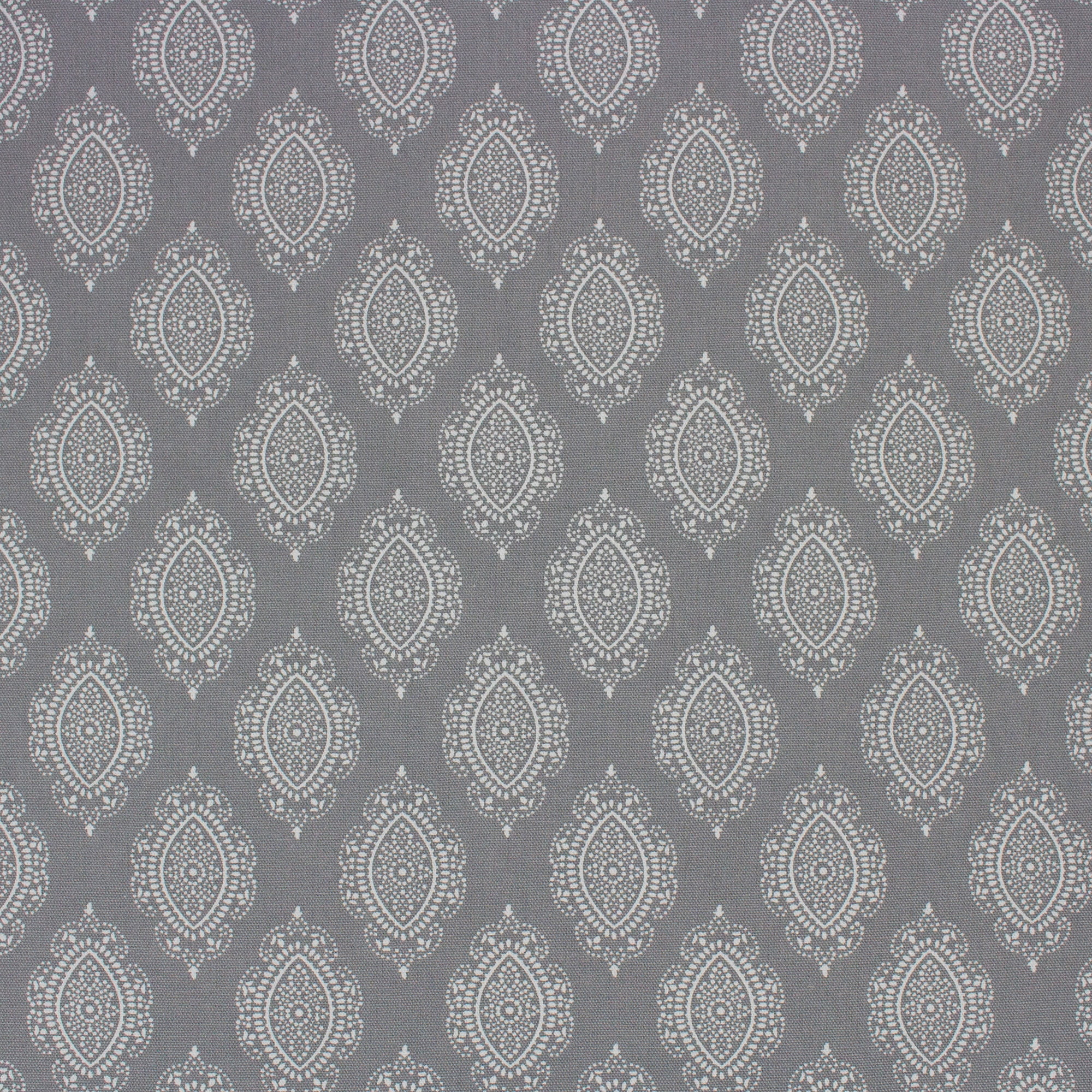 (2 pack) Better Homes & Gardens 100% Cotton Lace Medallion Grey, 2 Yard Precut Fabric