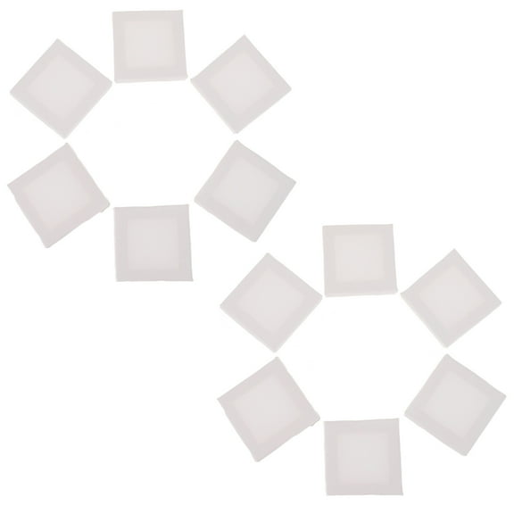 WRITWAA 12Pcs White Canvas Boards with Solid Wooden Frames for DIY Painting and Drawing Supplies