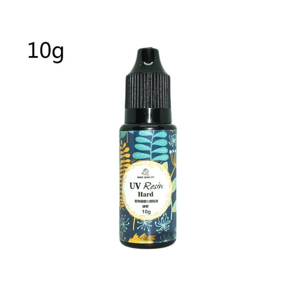 Deals Qaailabf Transparent Resin Hard Glue DIY Curing Epoxy Resin Jewelry 10g
