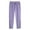 Purple, variant on Zuesphe Womens Pants High Waisted Petite Ladies Capri Pants Elastic Waist Womens Wide Leg Pants with Pockets Cargo Pants Women Stretchy Work