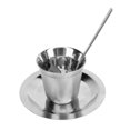 thumbnail image 1 of Juego de Taza de Café, Taza de Café de Acero inoxidable Fácil de Limpiar 80 ml Elegante para Casa, 1 of 7
