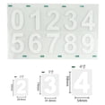 thumbnail image 2 of PEACNNG 3PC Nanofilm License Sticker - Reflective Invisible Digital Sticker  License Plates - 3 Sizes (50x30mm  74x40mm  98x54mm) - Legal & Undetectable - Black, 2 of 4