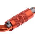 thumbnail image 4 of 28KN Rappel Mosquetón de Bloqueo automático Sunnimix Naranja Mosquetón de escalada en roca, 4 of 8