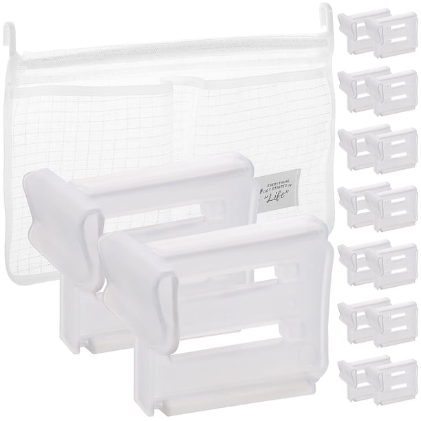 16 separadores para frigorífico, separadores laterales para puerta de frigorífico, clips para estantes de puerta de frigorífico con bolsa de malla.