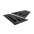 thumbnail image 4 of Pegatina para ventana de alerón de ventana triangular trasera para automóvil de color fibra 2015-2018, color fibra, 4 of 5