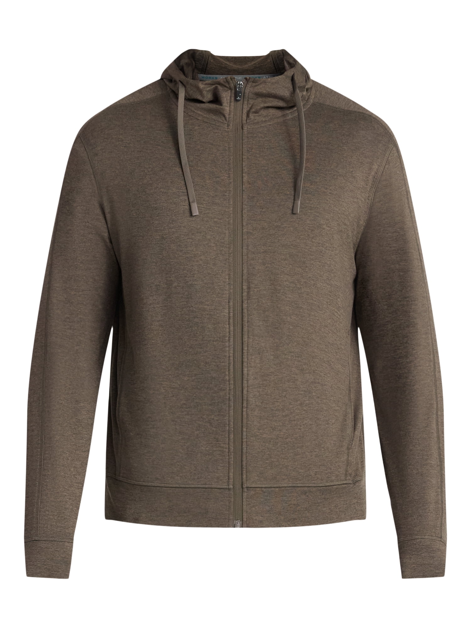 Athletic Works Men's and Big Men's ButterCore Soft Full Zip Hoodie, Sizes S-3XL