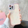 thumbnail image 3 of Compatible con iPhone 13 Pro Max Wave Point Funda para mujer y niña Geometría Transparente Protección de Lente de Cámara TPU Suave Funda Protectora Transparente para iPhone 13, 3 of 5