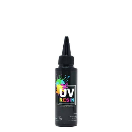 Counter Culture DIY Clear, UV Resin, Artist Resin Glue, 4oz, Art & Jewelry, 2 Hour Dry Time