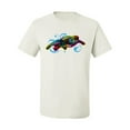 thumbnail image 2 of Colorful Sea Turtle Swimming Animal Lover Men's Graphic T-Shirt, White, 2XL, 2 of 3