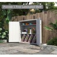 thumbnail image 2 of Horti Cubic Armoire de Rangement en Résine avec 1 Tablette, Boîte Deck Étanche de 60 Gallons pour l'Intérieur et l'Extérieur, 2 of 7